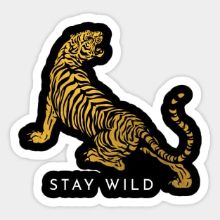wild and free Sticker
